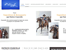 Tablet Screenshot of patricecourcelle.com